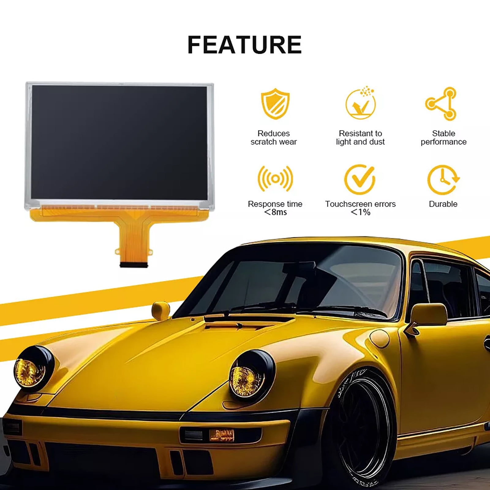 Quality 8-Inch LCD Touch-Screen for Chevrolet GMC for 2015-2018 Cars Accessory Screen
