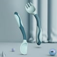 thumbnail image 5 of Homeer Kids Tableware Set Baby Cutlery Set Dinnerware Set 1 Set Kids Tableware Non-Slip Suction Cup Compartment Plate with Lid, 5 of 11