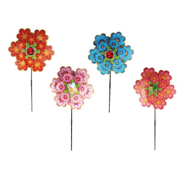 Dependable Industries 3 Pack 20" Multicolor Plastic Wind Spinner