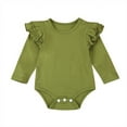 thumbnail image 4 of Combinaison à Volants d'Été pour Tout-Petit Nouveau-Né Fille, Barboteuse Justaucorps Combinaison Tenues Tenue de Soleil, 4 of 4