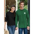 thumbnail image 3 of Tstars Mens Irish Shamrock Pocket Size Clover Gifts for Irish St Patricks Day Cool Shirts Gift for Him Irish Shirt Pride Proud Irish Long Sleeve T Shirt, 3 of 6