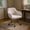 White, variant on Homy Casa Teddy Desk Chair for Cozy Home Office Comfort and Modern Workspace Style, Green