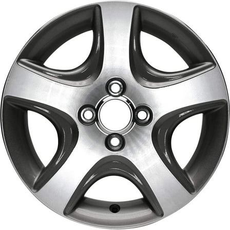 New Aluminum Wheel Rim 15 inch Fits 2004-2005 Honda Civic 15X6 4 on 100mm I 5 Spoke