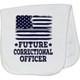 thumbnail image 2 of Inktastic Future Correctional Officer Baby Burp Cloth, 2 of 3
