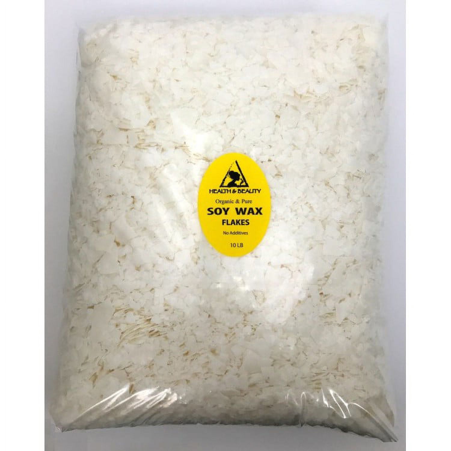 GOLDEN SOY AKOSOY WAX FLAKES ORGANIC VEGAN PASTILLES FOR CANDLE MAKING NATURAL 100% PURE 10 LB