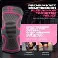 thumbnail image 3 of Special Essentials 2 Pack Knee Braces for Men and Women - Compression Sleeves for Pain Relief, Support for Meniscus Tears, ACL, and Arthritis - Effective for Gym and Weightlifting, 3 of 8