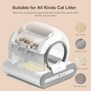DOEL Self Cleaning Cat Litter Box, 65L Automatic Cat Litter Box, Smart Cat Litter Machine with APP Control, Electric Self Scooping Litter Box, Cat Safety Protection Litter Box