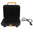 thumbnail image 2 of Compact Black Aluminium Waffle Maker for Home Use with Workmanship and 1 Set, 2 of 4
