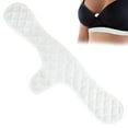 thumbnail image 5 of TELOLY Cotton Under Bra Liners 5Pcs Absorb Sweat Under Breasts Reusable Soft Breast Sweat Pads For Rash & Odor Control Postpartum, Gym, Hot Flashes (Washable, Fits Tummy/Underarms), White 5, 5 of 7