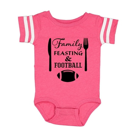 

Inktastic Family Feasting and Football- Thanksgiving Gift Baby Boy or Baby Girl Bodysuit