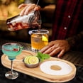 thumbnail image 1 of HLONK Margarita Salt Rimmer Set  Salt Sugar Glass Rimmer for Cocktails Bamboo Salt Rimmer for Wide Glasses up to 6 Inches  Bartender Tool with Stainless Steel Spice Container for Lime/Spi, 1 of 8