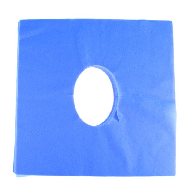 100x desechable cara agujero cubierta de SPA salón Azul C shamjiam Cubierta desechable para orificios faciales