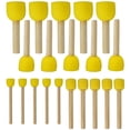 thumbnail image 1 of Vogacara 20 piezas pinceles de esponja para plantillas, esponjas para pintar DIY, pinceles para manualidades de dibujo para niños con mango de Type3, 1 of 6
