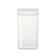 thumbnail image 1 of Recipiente de plástico para almacenar alimentos con tapa con cierre | Frasco hermético para refrigerios, granos y productos secos | Recipiente transparente apilable para organizar la despensa, 1 of 3