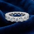 thumbnail image 3 of Pompeii 5Ct Diamond Eternity Wedding Ring U Prong Anniversary Band 14k Gold Lab Grown, 3 of 4