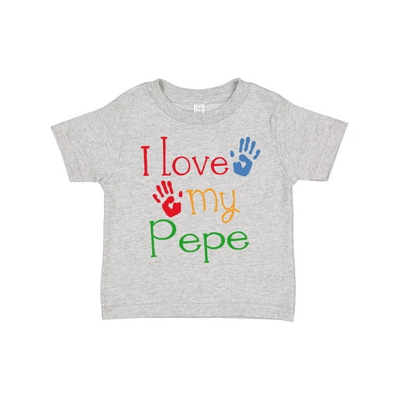 Inktastic Pepe Grandkids Handprints Boys or Girls Toddler T-Shirt
