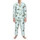 thumbnail image 3 of Fotbe Duck Animals Farm Pijama de Hombre con Estampado de Manga Larga, Conjunto de 2 Piezas, Ropa de Dormir Suave y Cómoda con Bolsillos-XX-Large, 3 of 7