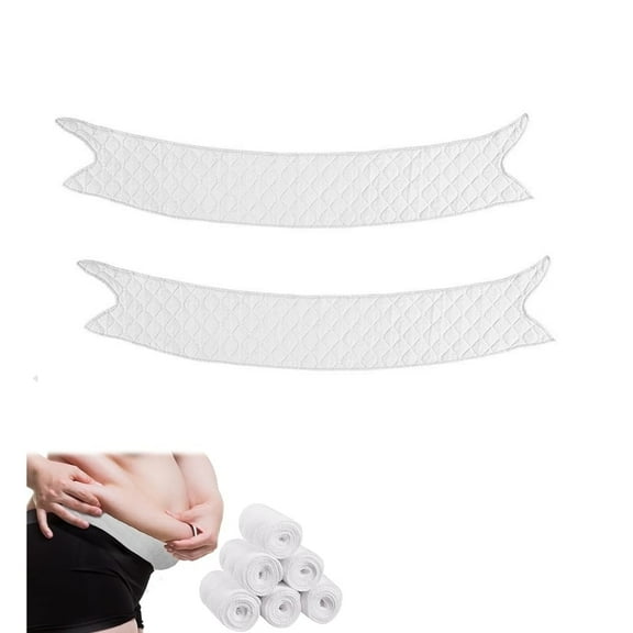 Durable Tummy Liners,Pack of 6 Portable Belly Pads,Durable Under Belly Sweat Liners for Indoor,White Tummy Band for Indoor and Outdoor