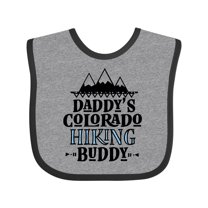 Inktastic Colorado Daddy Hiking Buddy Boys or Girls Baby Bib