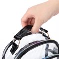 thumbnail image 4 of Bolso transparente de PVC para mujer, impermeable, transparente, para vacaciones (negro), 4 of 9