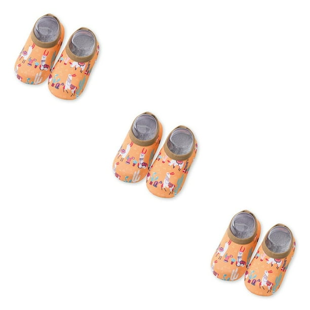 Sonducket 1 par de zapatillas de agua para niños, suela de silicona antideslizante, zapatos de natación adorables para niños y niñas, botas Type1 NO1