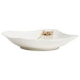 thumbnail image 2 of Pet Portrait White Porcelain Square Plate - I Love British Shorthairs (Golden), 2 of 7