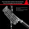thumbnail image 7 of Grill Brush and Scraper, Extra Strong BBQ Cleaner Accessories, Safe Wire Bristles Barbecue Triple Scrubbers Cleaning Brush for Gas/Charcoal Grilling Grates, 7 of 7