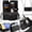 Black, variant on Dteck Phone Case for Samsung Galaxy A16 5G Zipper Wallet Cover, Shockproof PU Leather Card Holder Slot Stand Wrist Strap Cell Mobile Case for Women Men, Black