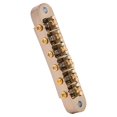 thumbnail image 3 of Greeniant Puente de sillín de rodillo de guitarra, accesorios de puentes ajustables con bloqueo de orificio de poste, pieza trasera para eléctrico Accesorios para instrumentos musicales Negro, 3 of 6