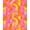 Peach, Pattern 4, variant on ODIKA 4'x6' Machine Washable Non-Slip Area Rug, Vibrant Swirling with Retro Funky Design High Traffic Rug, Orange, 144853