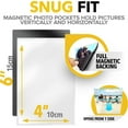 thumbnail image 2 of Magnetic Picture Frames for Refrigerator 4x6 inch – Magnetic Photo Frames for Fridge – Picture Frames for Photo Magnets – Picture Magnets for Refrigerator, 2 of 8