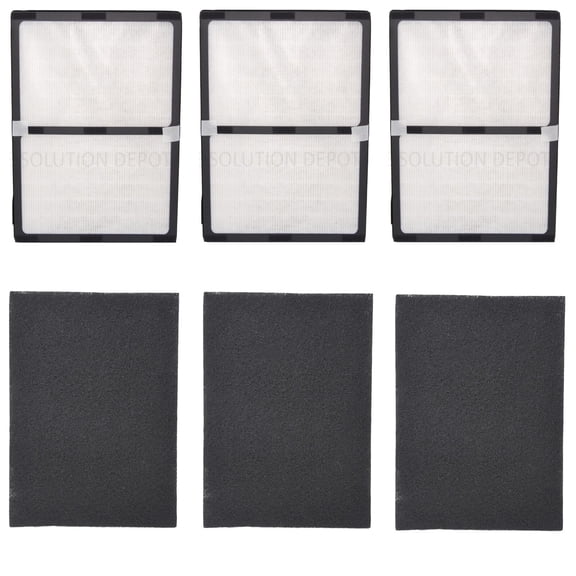 3 Pack Hepa   Carbon Filters For Idylis D IAF-H-100D AC-2118 AC-2123 IAP-10-280