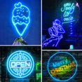 thumbnail image 5 of 5V USB LED Strip Lights 6.6ft neon Lights Strip Flexible Neon LED Rope Lights for Bedroom Backlight Cabinets etc (Power Adapter Not Included/Blue), 5 of 5