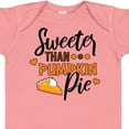 thumbnail image 4 of Inktastic Thanksgiving Sweeter Than Pumpkin Pie Boys or Girls Baby Bodysuit, 4 of 5