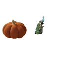 thumbnail image 1 of Encantadora escultura de cojín de calabaza y para Halloween, ideal para decorar el sofá, el dormitorio y la sala de estar, el hogar y la ofi, 1 of 8