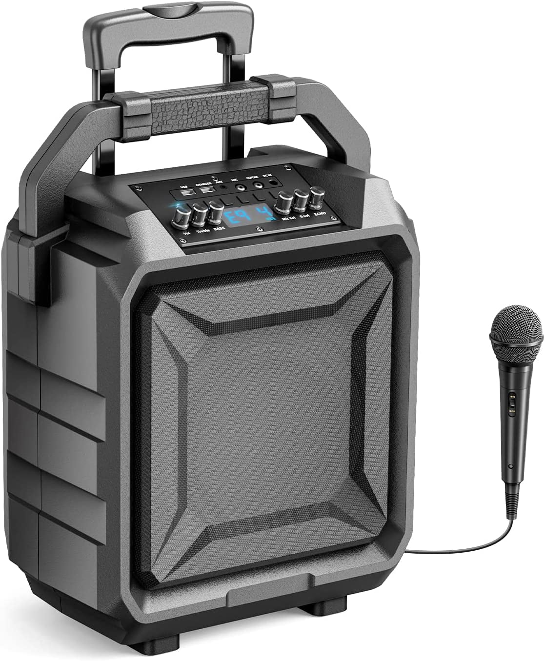 Event PA Mobil Karaoke Party Box Lautsprecher USB SD Bluetooth MP3 400W DJ REC 