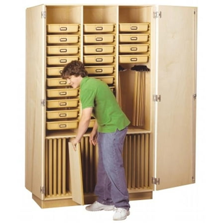 Diversified Woodcrafts DTC-5WT Art Supply Cabinet