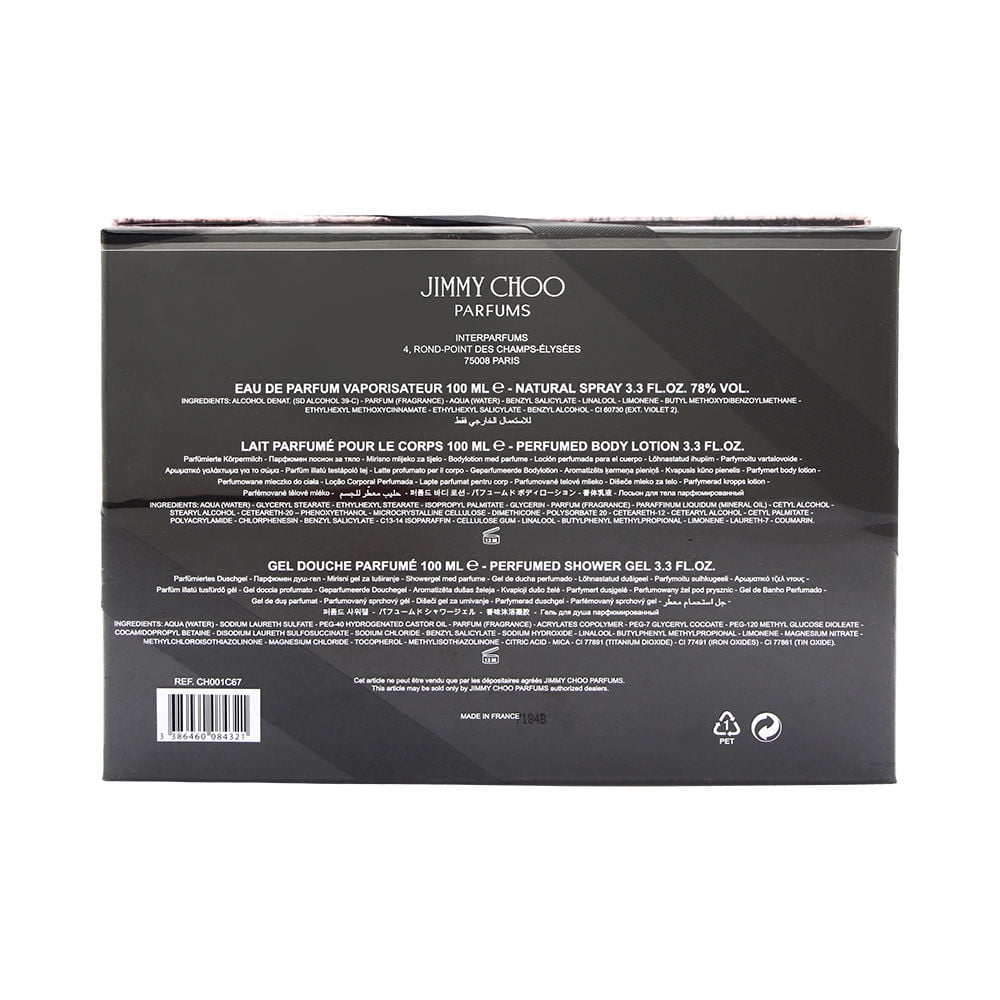 Jimmy Choo 3 Piece Perfume Gift Set for Women - Walmart.com