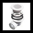 thumbnail image 2 of Low Profile Shower Base Drain with Perforated Strainer Side Outlet Shower Drain Side Outlet Drain Assembly, 2 of 8