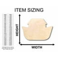 thumbnail image 2 of Unfinished Wood Noah's Arc Silhouette - Craft- up to 46" DIY 6" / 1/4", 2 of 3
