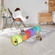 thumbnail image 2 of Tubo de suave para gatos, juguete plegable para mascotas, animales pequeños, cama para gatitos, con pelota, juego para interior, hogar, Sunnimix Túnel de gato, 2 of 8