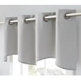 thumbnail image 4 of Warm Home Designs Scalloped Silver Valance. N Silver Scalloped Valance, 4 of 5