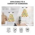 thumbnail image 4 of Sikiie Colorful Rabbit Hand Towel with Loop Hanging Towel Absorbent Tie Towels for Kitchen Tea Bar Bathroom Decor, 4 of 7