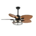 thumbnail image 5 of Sofucor 42" Ceiling Fan, Indoor Ceiling Fan With Light with Remote Control, Noiseless Reversible Motor, 6 Speed ,3 for Patio Living Room, Bedroom, Office,Indoor, 5 of 15