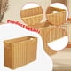 thumbnail image 5 of Cesta de almacenamiento tejida de PP, organizador alto y delgado, mueble de almacenamiento decorativo para Café ligero, 5 of 8