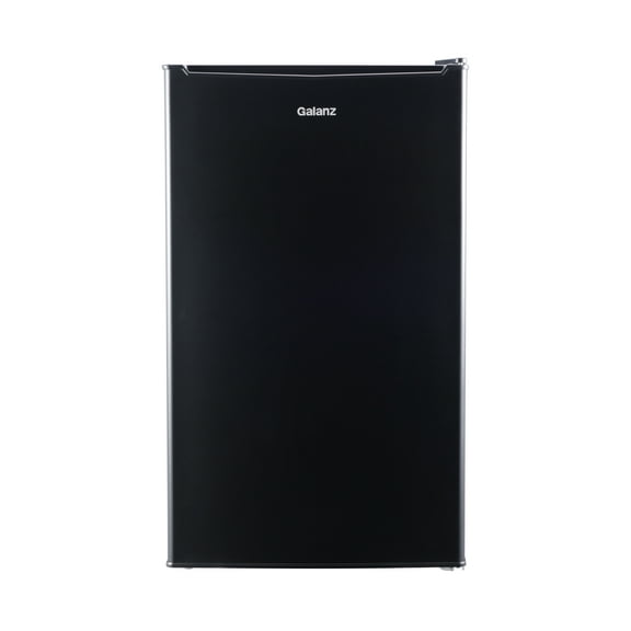 Galanz 3.3 Cu ft One Door Mini Fridge, Black Estar, New
