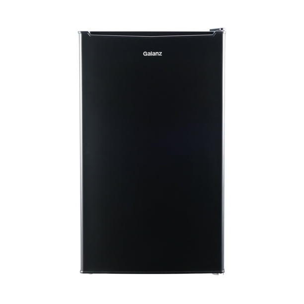 Galanz 3.3 Cu ft SingleDoor Compact Refrigerator, Black Estar