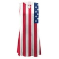 thumbnail image 3 of WILLBEST Robe d'Été Jour de l'Indépendance pour Femmes 4 Juillet Imprimée Boho pour Femmes Robe d'Été Décontractée Col Rond Sans Manches Robe de Plage Robe S, 3 of 3