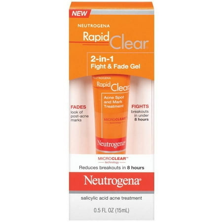 Neutrogena 2-In-1 Fight & Fade Gel Rapid Clear .5 fl oz - Walmart.com