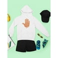 thumbnail image 3 of Astro Palmistry - Zodiac Hand Emoji Art Design Youth's Hoodie, 3 of 4